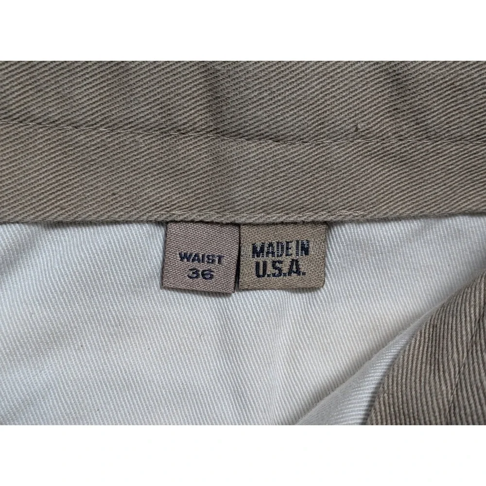 Bills Khakis Men's 36x29 Beige Cotton Chinos Flat Front Slim Fit Tan Khaki